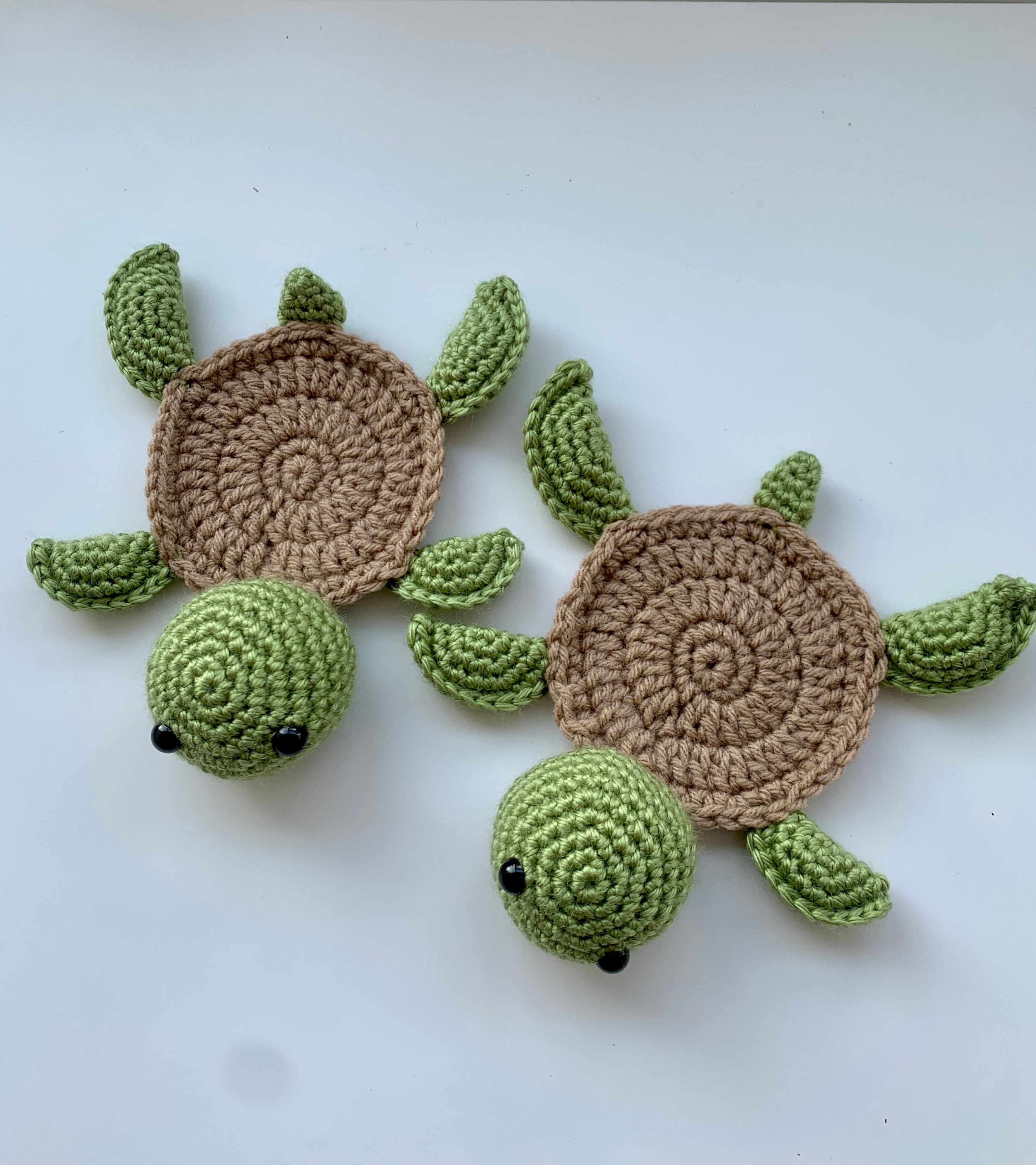 Crochet Turtle Coaster Etsy Canada