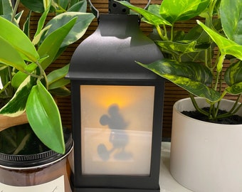 Mickey Inspired Black Decorative Lantern