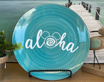 Placa decorativa Disney Aloha, decoración del hogar Disney