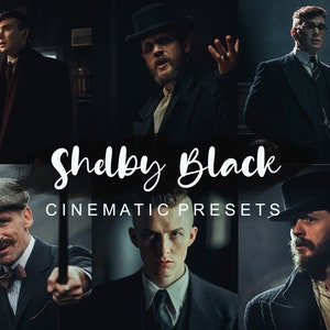 10 Shelby Black Lightroom Mobile and Desktop Preset Bundle | Instagram Filters | Blogger Presets | Dark Moody Lifestyle | Moody Presets