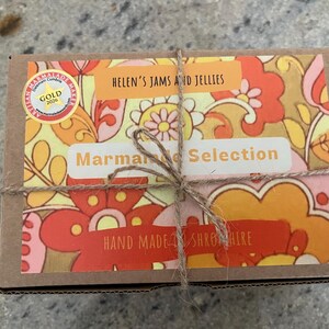 Hand made Gold Award winning Mini Marmalades Gift Selection