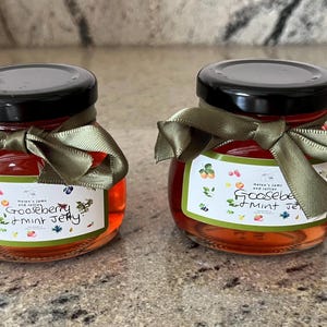 Gooseberry and mint jelly