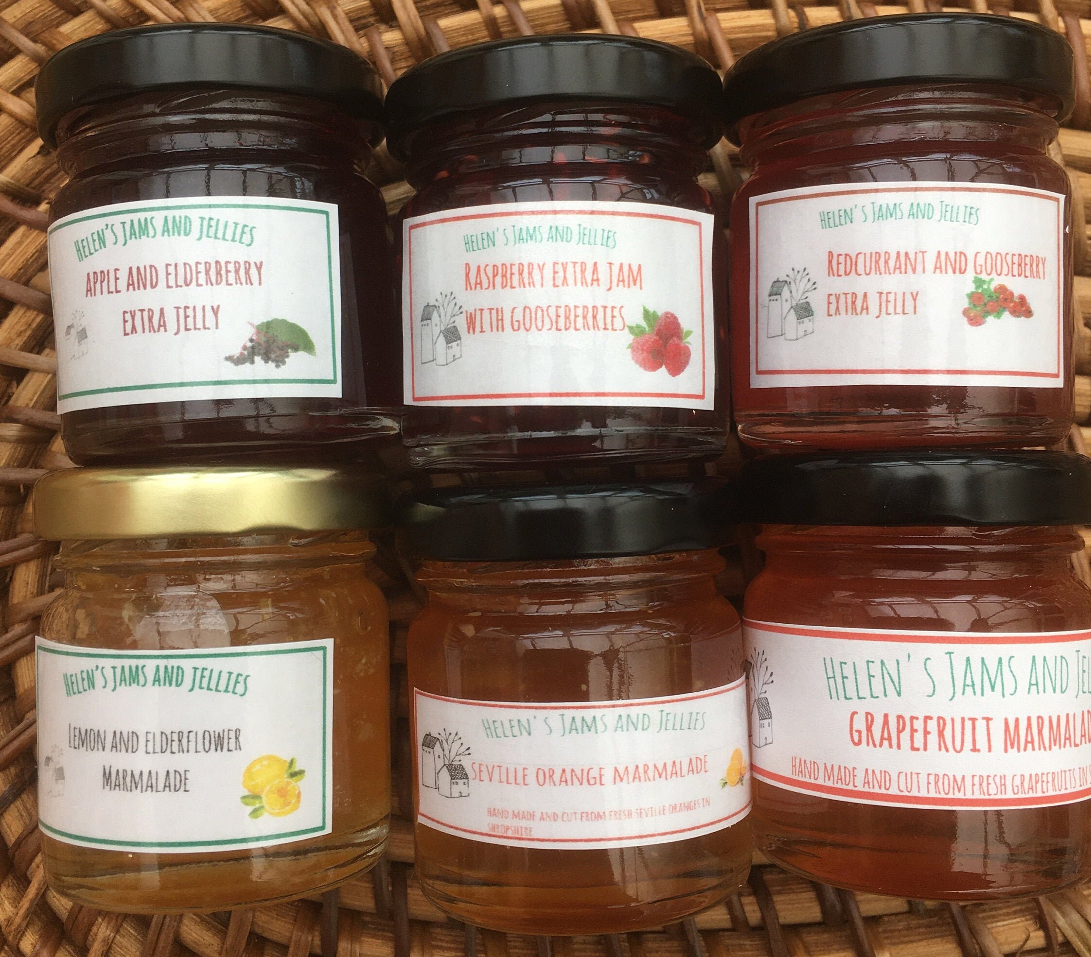 Mini jams for cocktails gift set Etsy