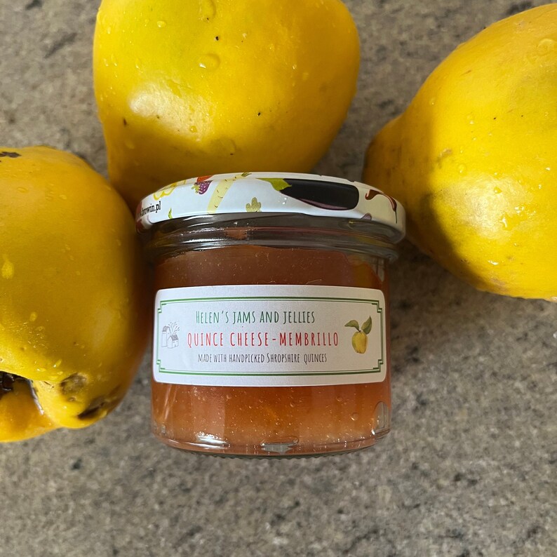 Quince membrillo made from Shropshire quinces - back in stock!