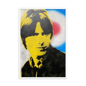 Paul Weller, The Jam Framed poster