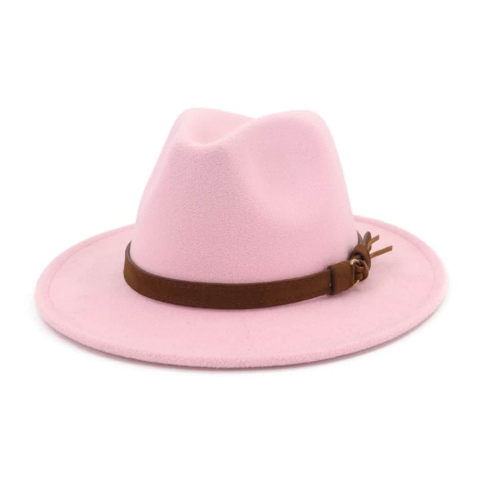 Pink fedora fedora unisex hatchic fedoraspring fedora Etsy