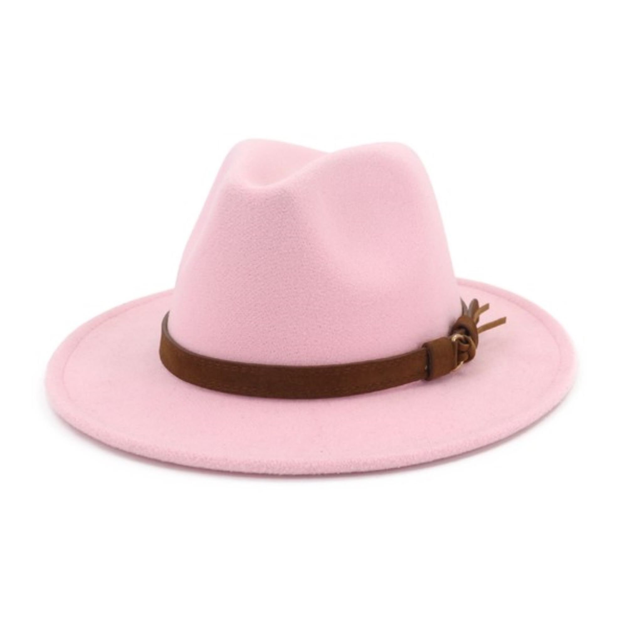 Pink fedora fedora unisex hatchic fedoraspring fedora Etsy