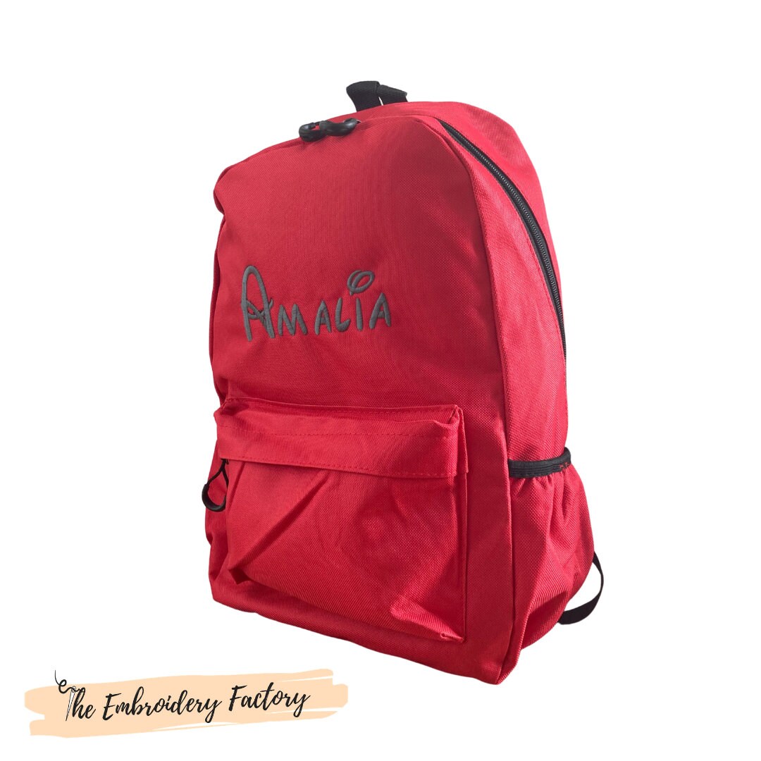 Personalised BackPack Name / Font / Many Colours Available Etsy