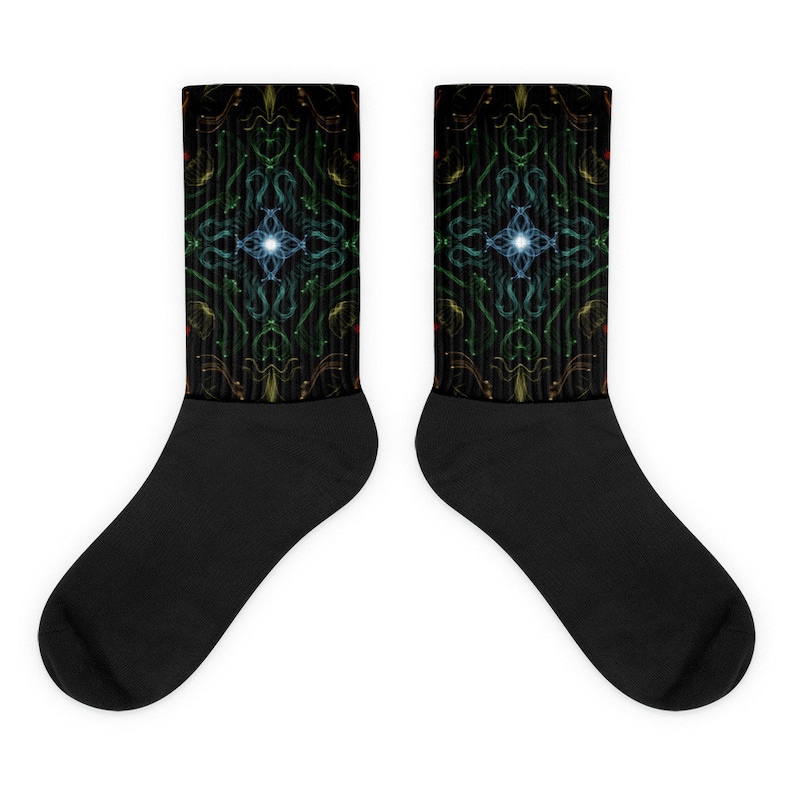 Red Mandala Socks