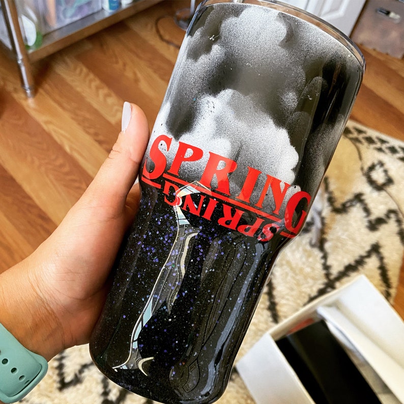 Stranger Things Tumbler Etsy
