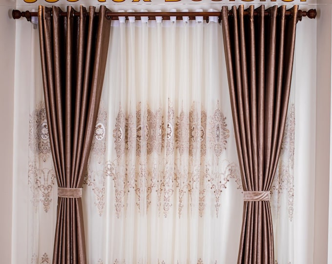 Egyptian Handmade curtains Three Panels