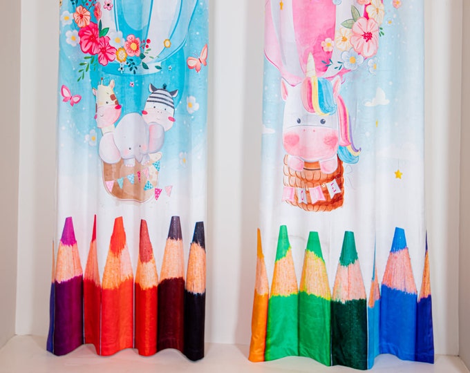 Kids Room Two soft Velvet Panels. Length 98  Inches, Width 51 Inches each panel.