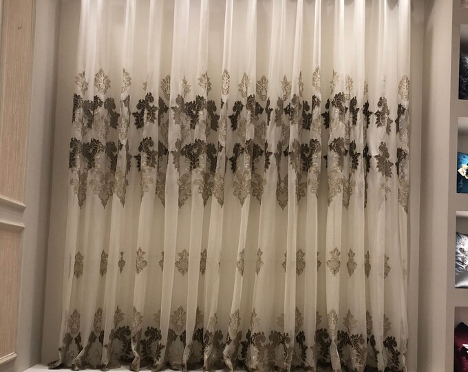 Egyptian Handmade Curtains. It Fits Window Size 3-5 Meters wide x 2.5 Meters Height