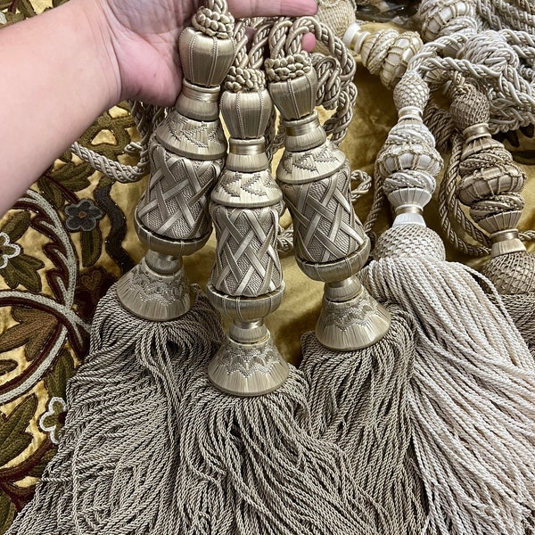 Tassel Curtains Etsy