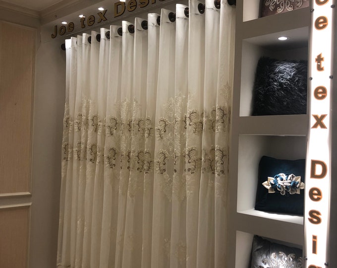 Egyptian Handmade Curtains. It Fits Window Size 3-5 Meters wide x 2.5 Meters Height