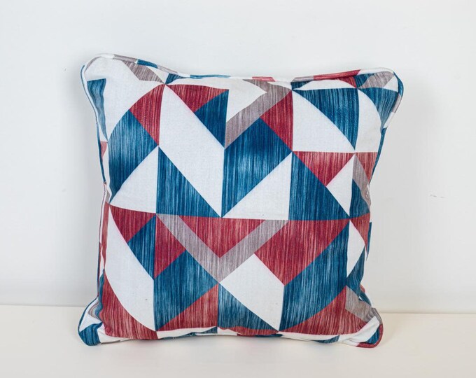 Pair of Geometric Soft velvet Pillow Cover.