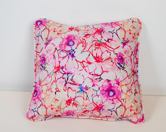 Pair of colorful Soft Velvet cover 16 Inches x  15 Inches