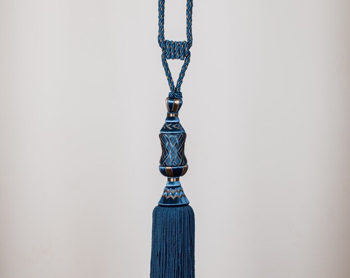 Blue Big tie back tassel / Curtains Tiebacks/ Towel Tiebacks