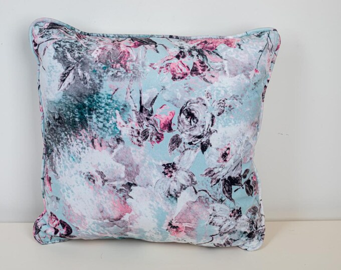 Pair of colorful Soft Velvet Pillow cover 16 Inches x  16 Inches