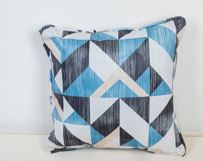 Pair of Geometric Soft velvet Pillow Cover.