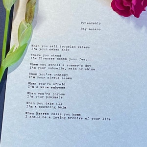Tu propio poema o carta de felicitación