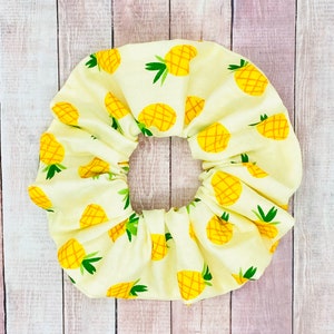 Pineapple Summer Scrunchies