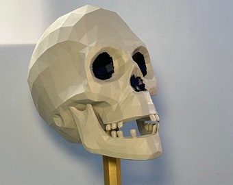 Rust Game Skull Trophy 12 inch tall Customisable Name  | Hand Painted | Resin