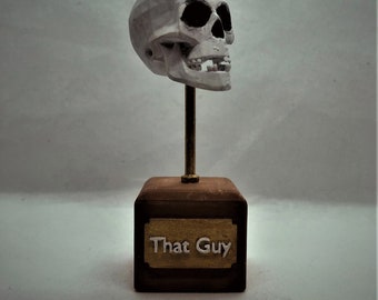 Rust Game Skull Trophy Customisable Name  | Hand Painted | Resin