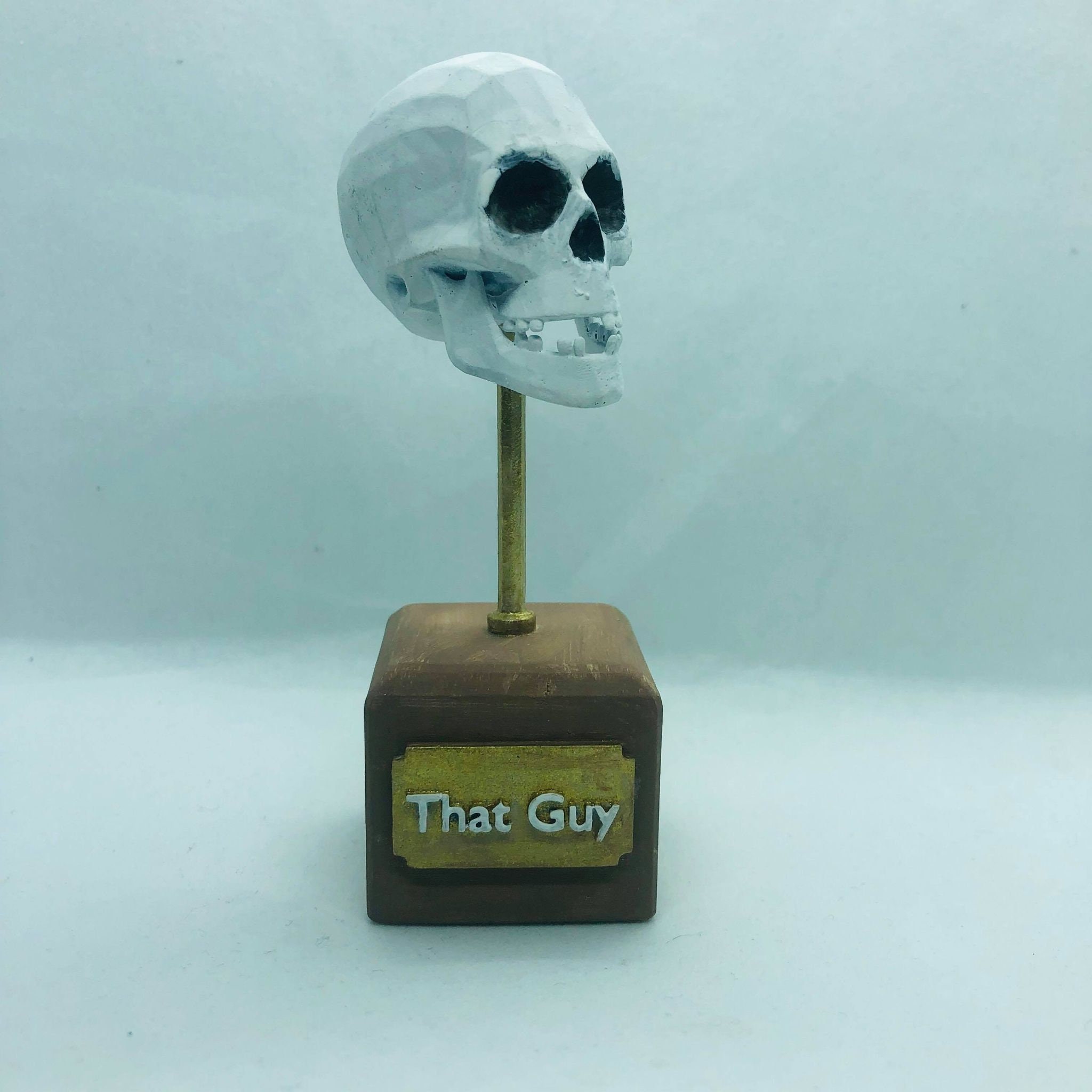 Rust Game Skull Trophy Customisable Name Hand Painted Resin - Etsy