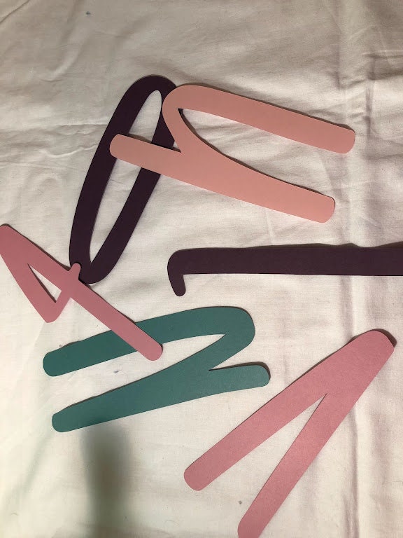 Pre Cut Bulletin Board Letters Lamination Available Etsy