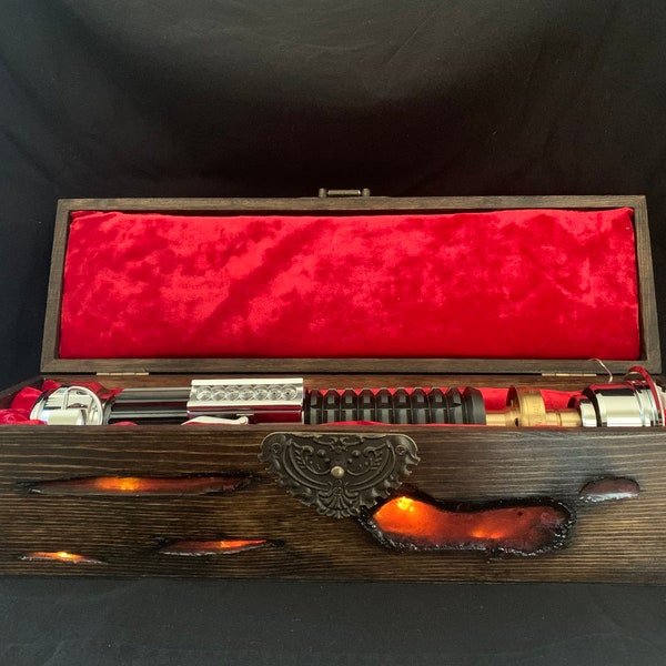 Mustafar Lightsaber Box - LED