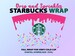 Full Wrap Donut Drip for Starbucks 24oz Venti Cold Cup | Svg Digital Download |CUT file 