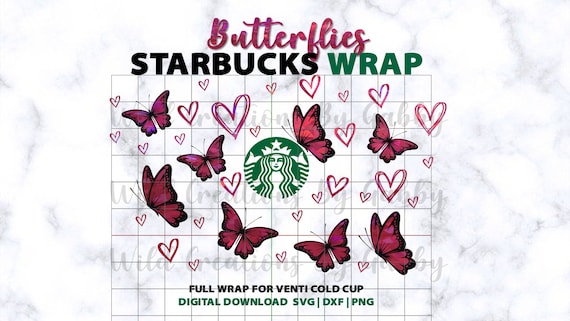 Free Free 256 Butterfly Starbucks Wrap Svg SVG PNG EPS DXF File