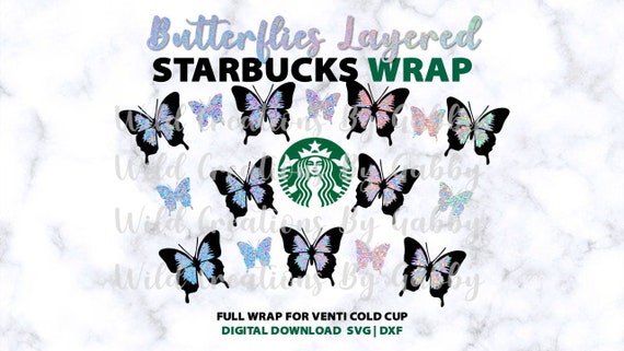 Free Free 74 Butterfly Cup Wrap Svg SVG PNG EPS DXF File