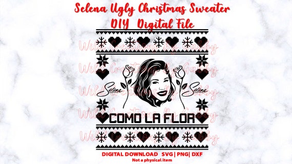 selena christmas sweater