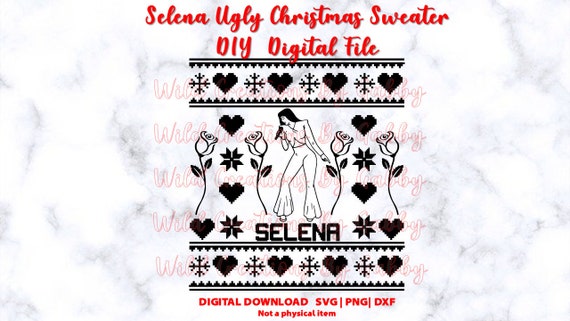 selena christmas sweater