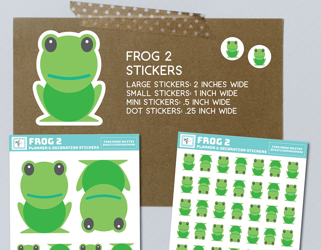Frog Sticker for Sale by Mofe2