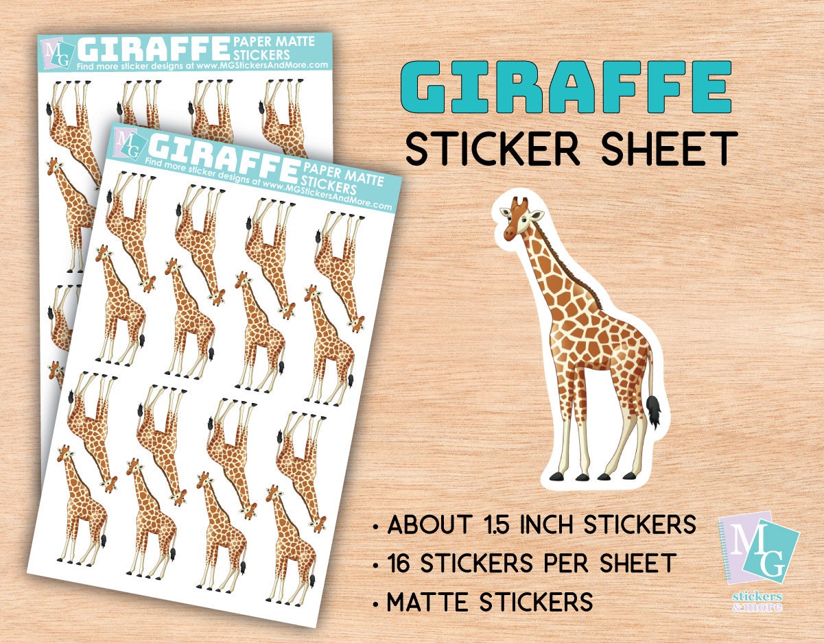 Koala Sticker Sheet, Matte Stickers, Zoo, Animal Love, African