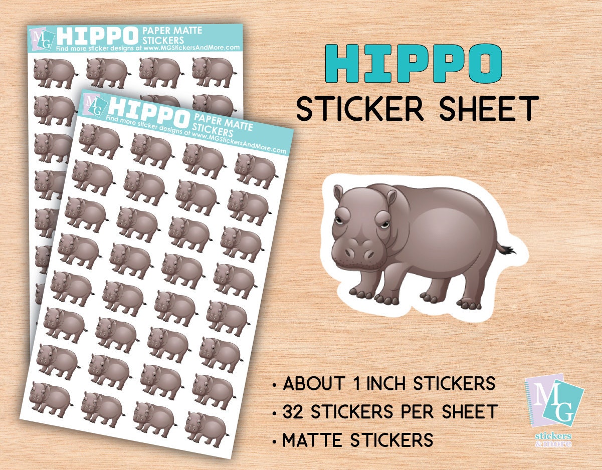 Hippo sticker -  France