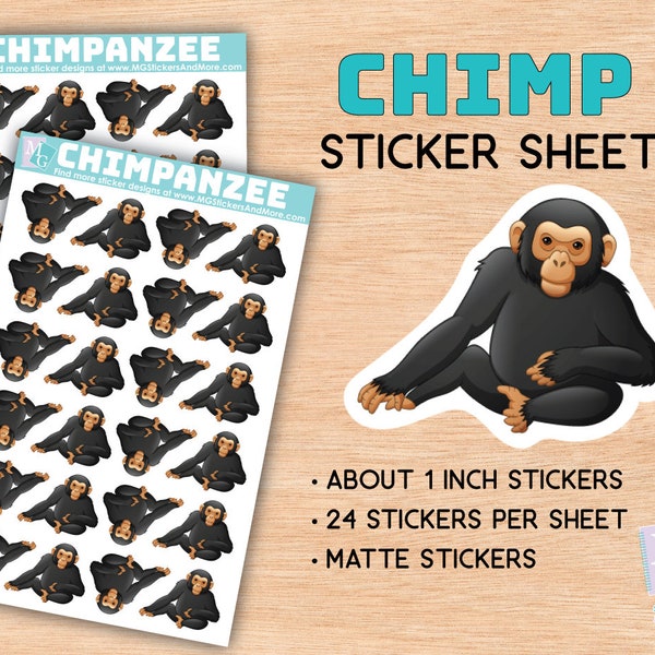 Chimp Chimpanzee - Etsy