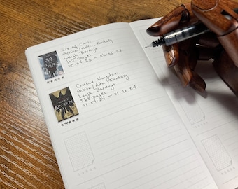 Kraft Media Review Journal: Handmade Book, Movie & TV Show Log