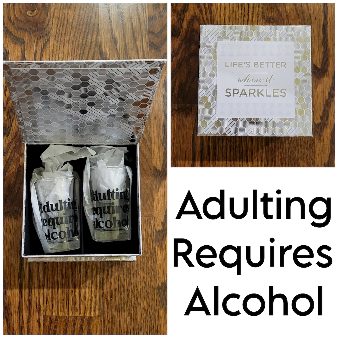 Cute Novelty Shot Glasses in a Custom Storage Box Etsy
