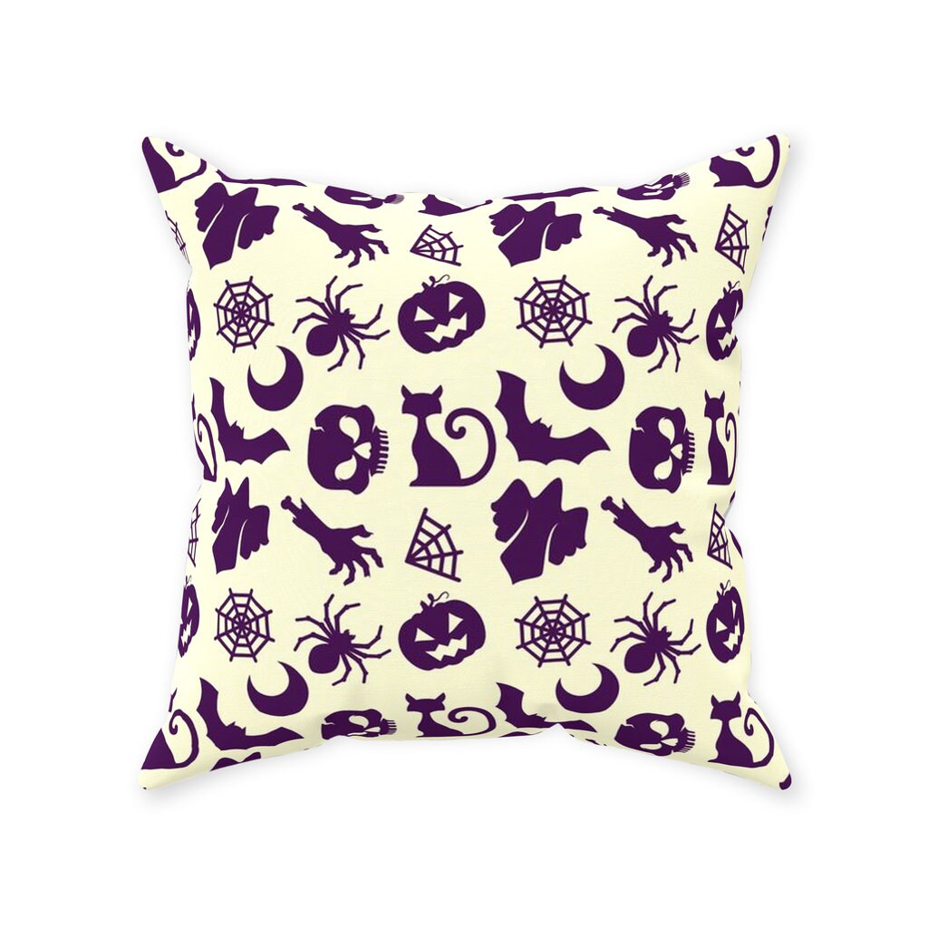 Halloween Throw Pillow Home Decor Halloween Decor 14x14 | Etsy
