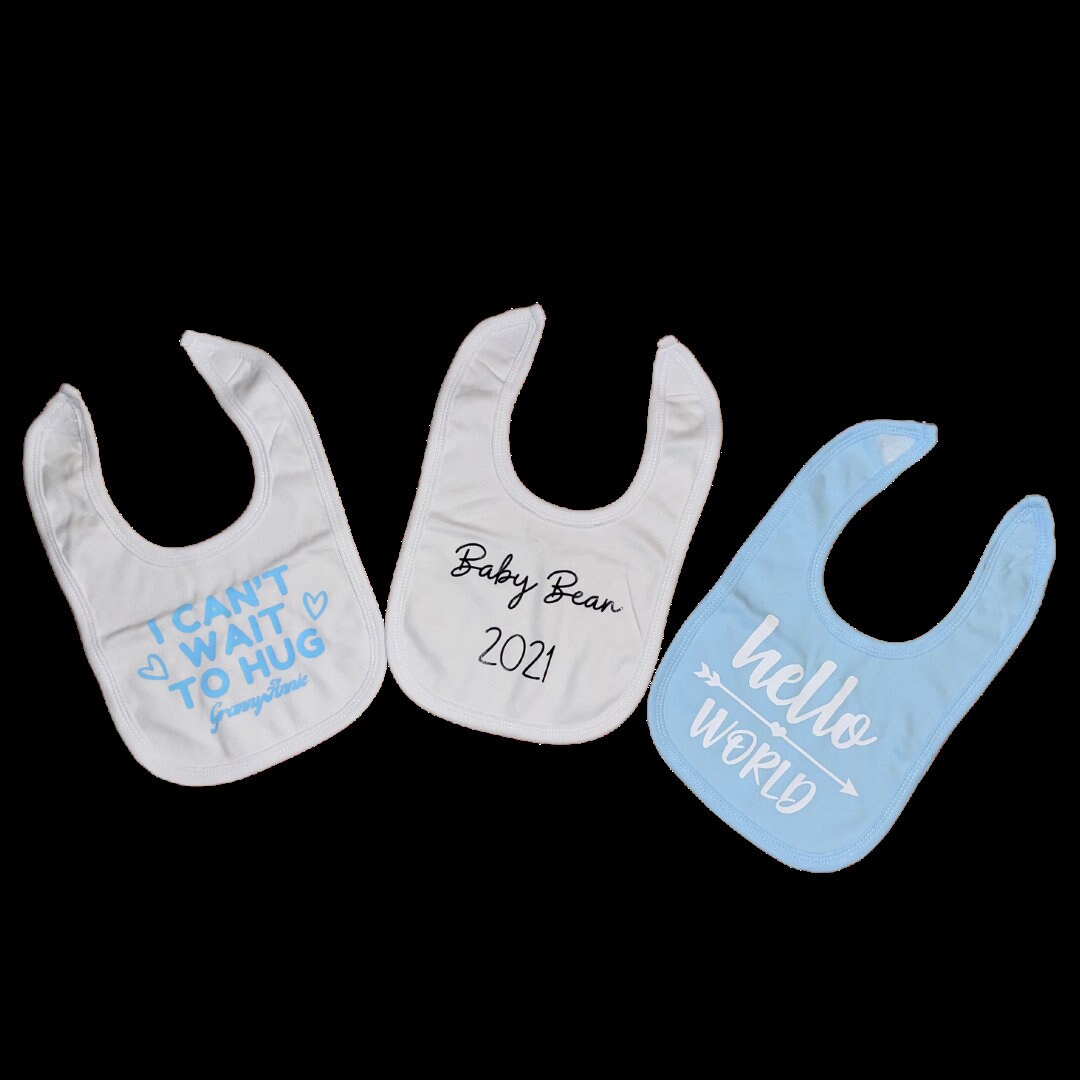 Personalised Baby Bib Custom Bib Newborn Baby Gift Etsy