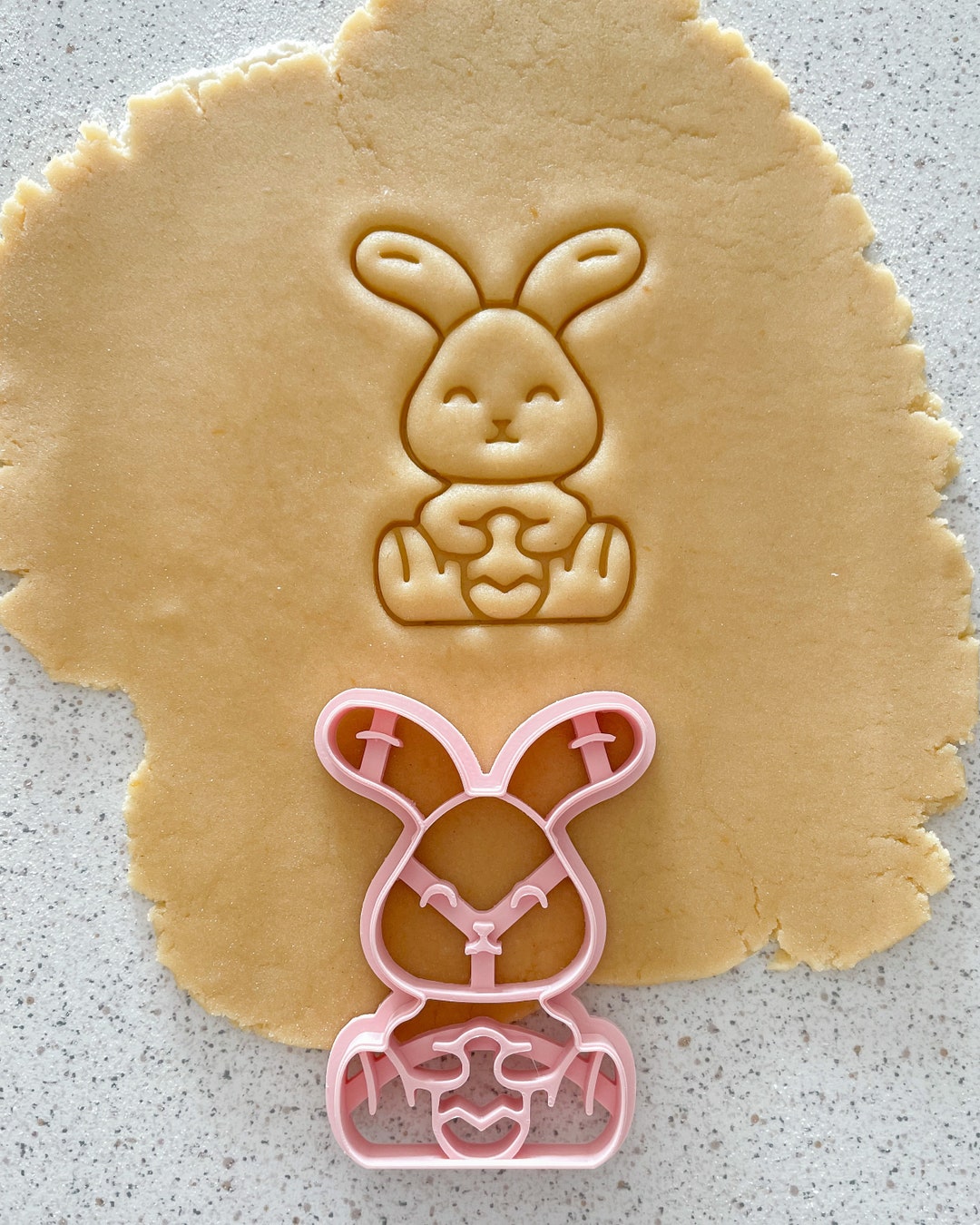 Easter Bunny Body Cookie Cutter - 4.25" Tin Cutter Made In USA - View #8