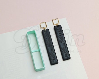 Long rectangle polymer clay cutters - Polymer clay tools - 3d printed polymer clay cutters