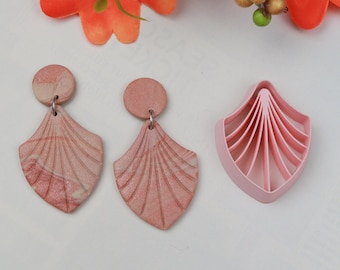 Shield embossed polymer clay cutters - Polymer clay tools - 3d printed polymer clay cutters