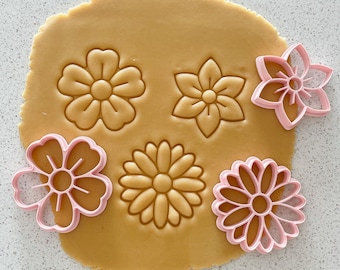 Cortador de galletas de flores de primavera 7,5 cm (3")- Cortador de galletas del día de la madre - Cortador de galletas Daisy - Regalo del día de la madre