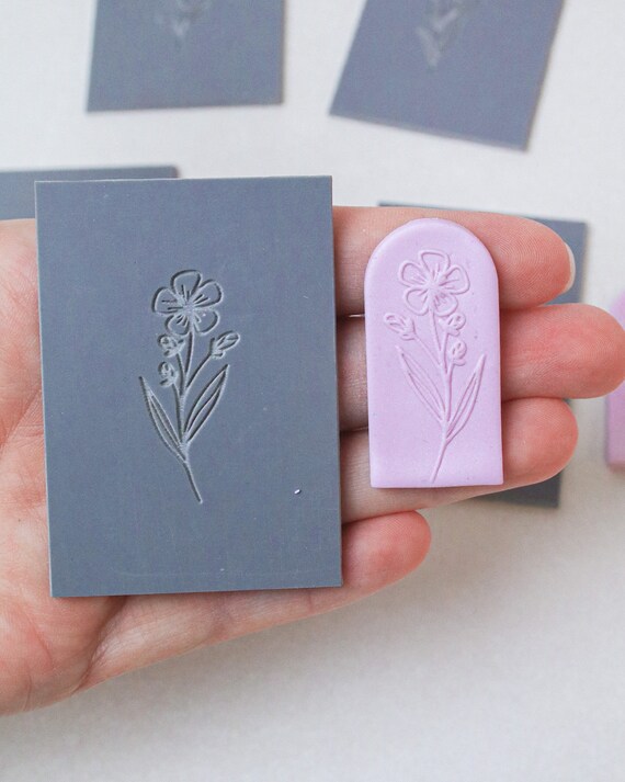 Embossing Stamp for Polymer Clay Polymer Clay Texture Sheet Etsy