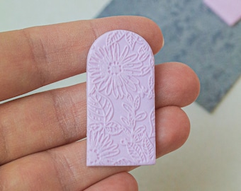 Polymer clay texture sheet - Texture mat for polymer clay - Rubber texture sheets
